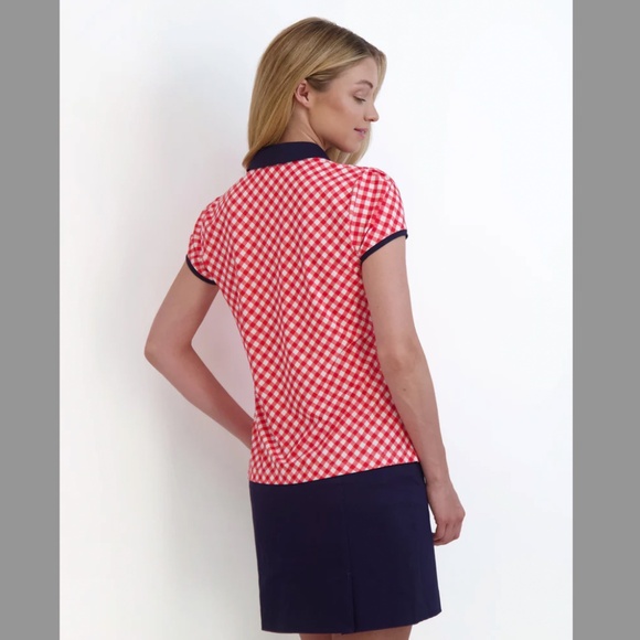 Fairway & Greene ESTI POLO Red White and Blue Size Small NWT - Picture 8 of 15